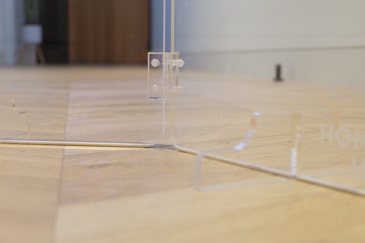 Modular 3-Panel Acrylic Pet Gate