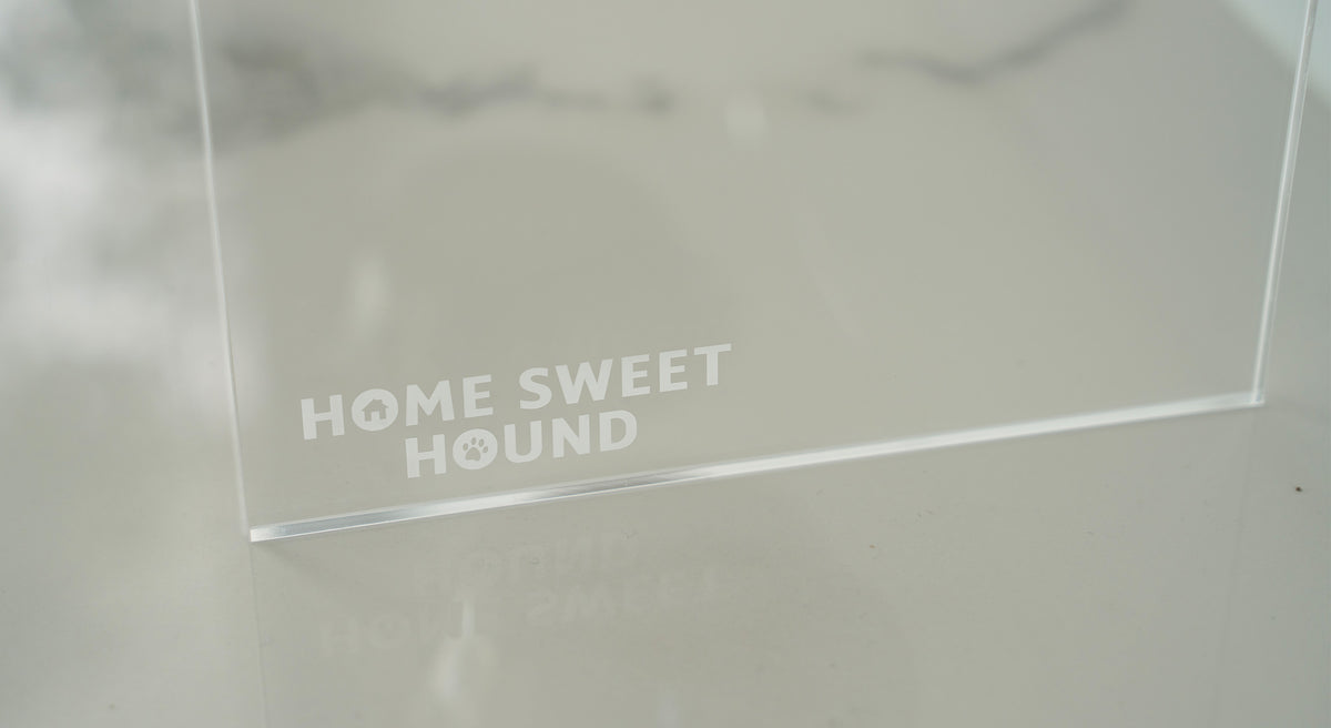 Acrylic Double Bowl Riser