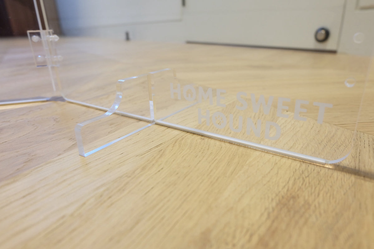 Modular 3-Panel Acrylic Pet Gate