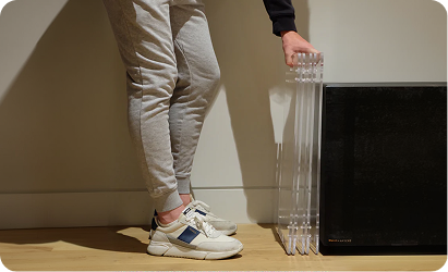Fold away for storage