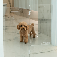 Modular 3-Panel Acrylic Pet Gate